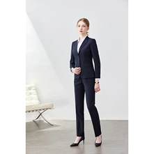 7005 Navy Blue Herringbone Pattern